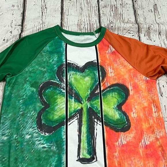 Irish Ireland Shamrock St. Patrick's Day Crewneck Pullover Sweatshirt - Picture 3 of 5